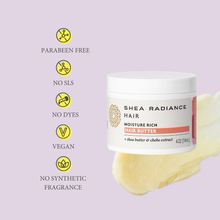 Moisture Rich Hair Butter for Natural & Curly Hair with Unrefined Shea Butter