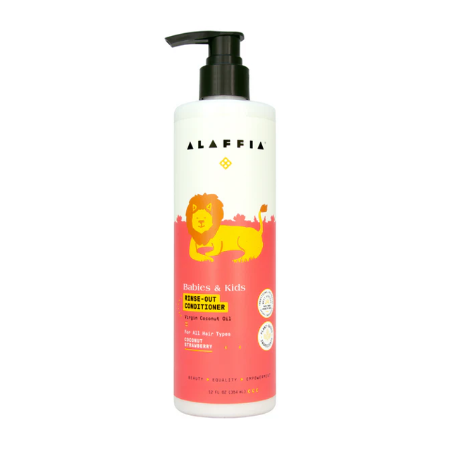 Baby & Kids Detangling Rinse-Out Conditioner, Coconut Straw, 12oz