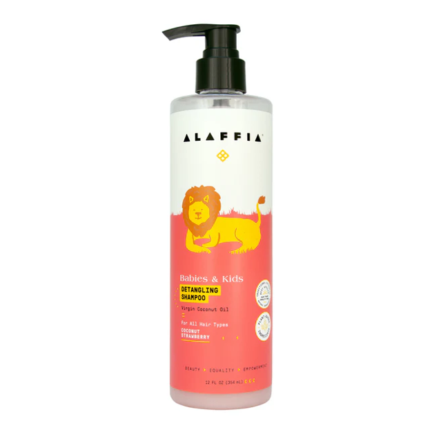 Babies & Kids Detangling Shampoo, Coconut Strawberry 12oz